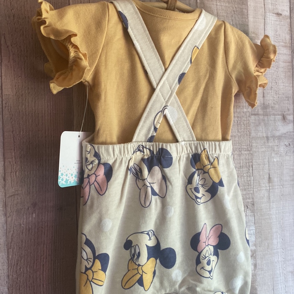 ✨3/$20✨ NWT Disney Baby Minnie Mouse Coordinated Set, Size 3/6M - Picture 6 of 9